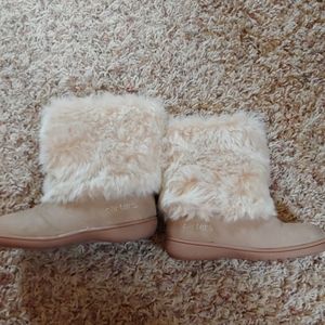 Size 10 Toddler Girls Furry Boots
